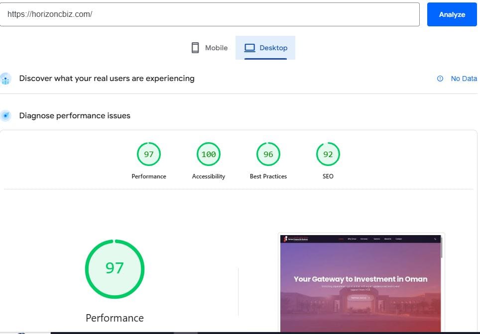 Gazelle Business Solutions » Best Website Design Company and Digital Marketing Agency horizon desktopspeed