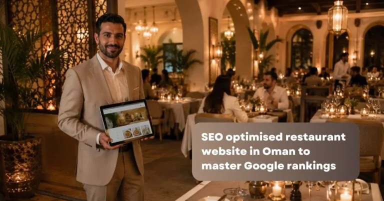 SEO optimised restaurant website in Oman Gazelle rank Google fill tables bookings