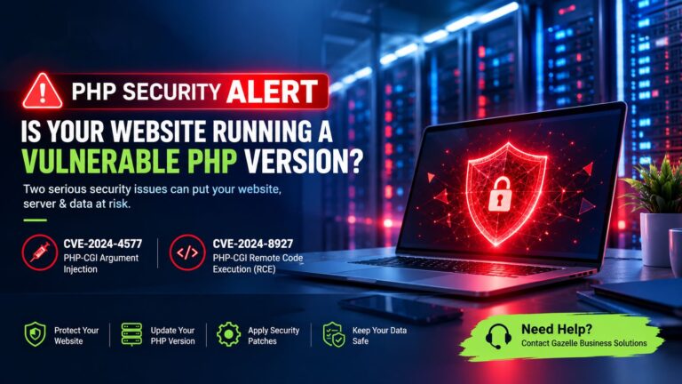 Gazelle Business Solutions » Best Website Design Company and Digital Marketing Agency PHP Security Vulnerability Oman